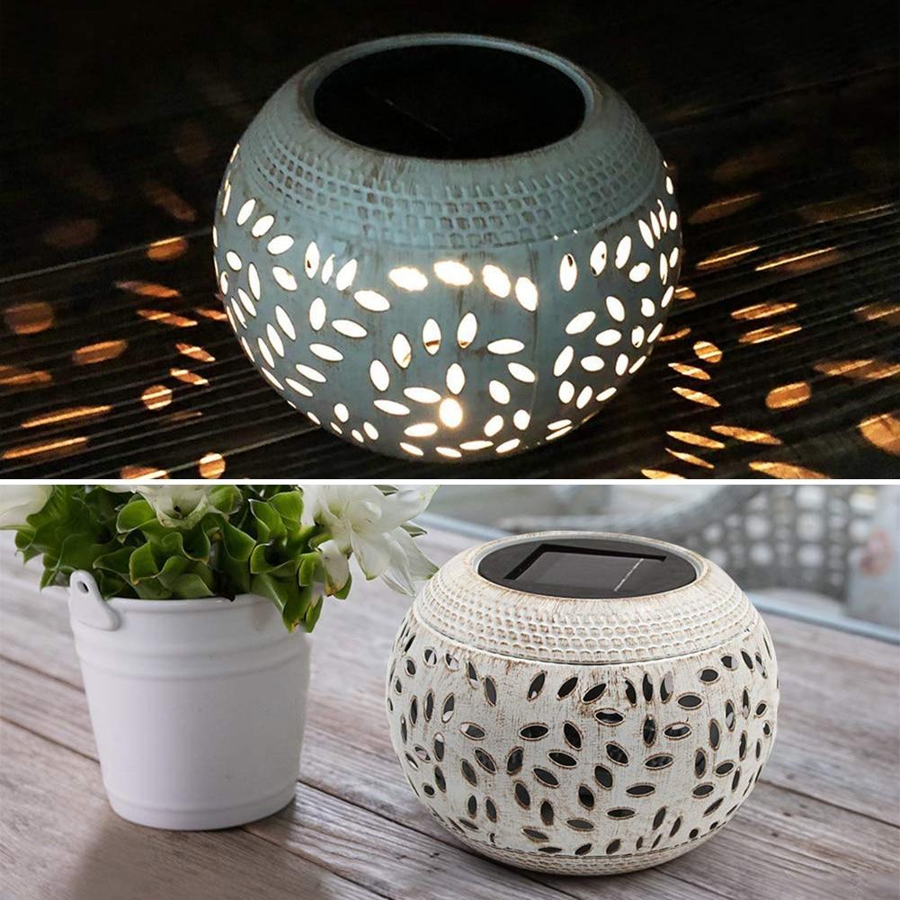 Farol Karim Globe Shadow con efecto de pétalos en forma de hoja