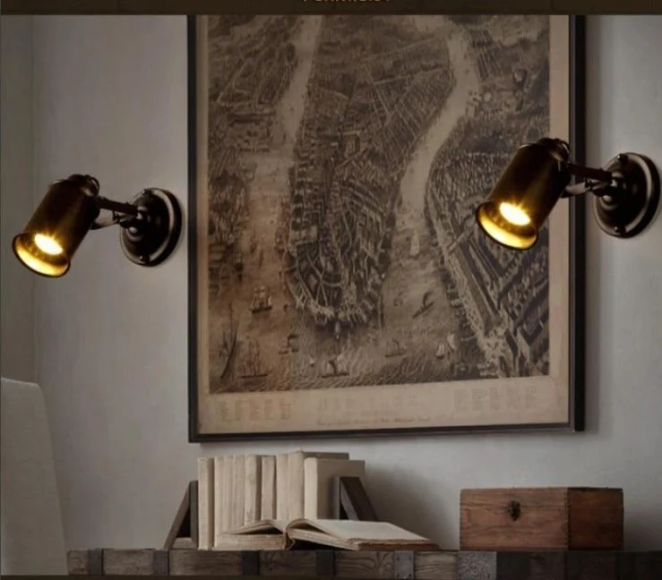 Mont Modern Industrial Adjustable Wall Lamp for Bedside