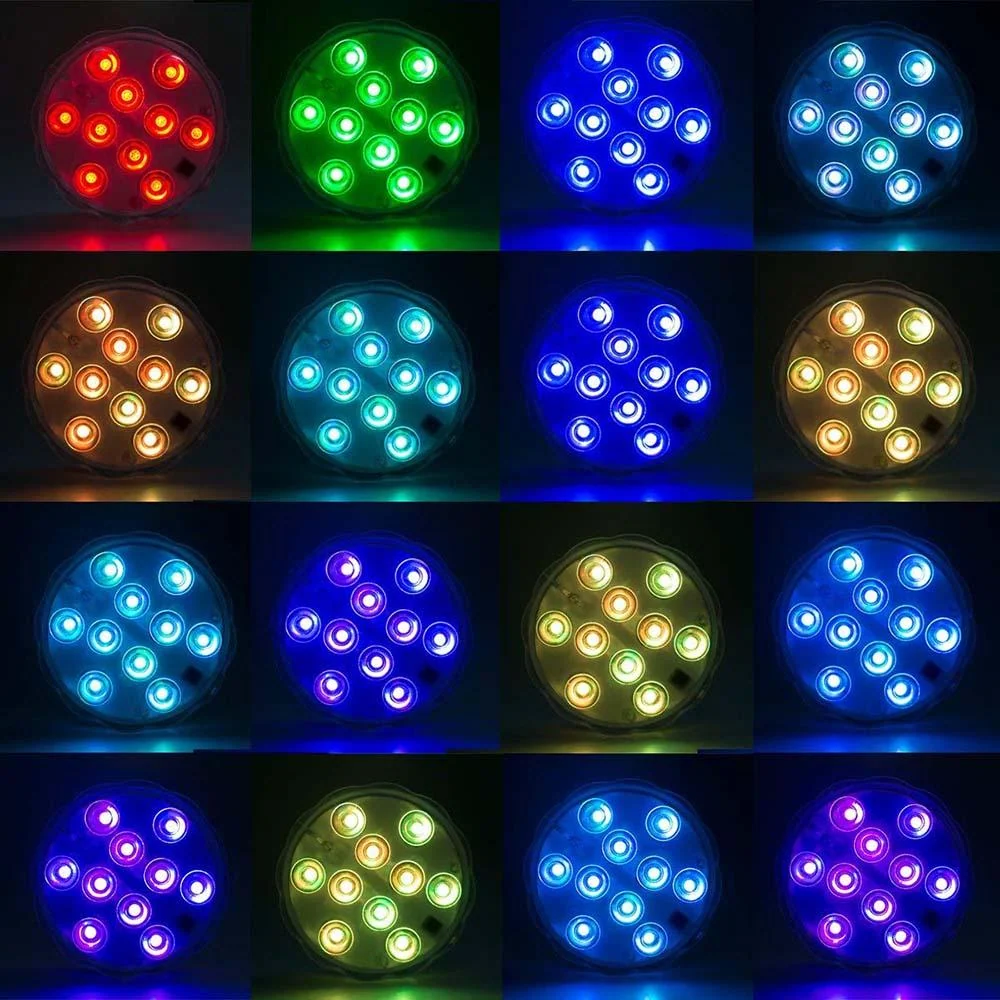 遥控LED灯，16种颜色，防水设计