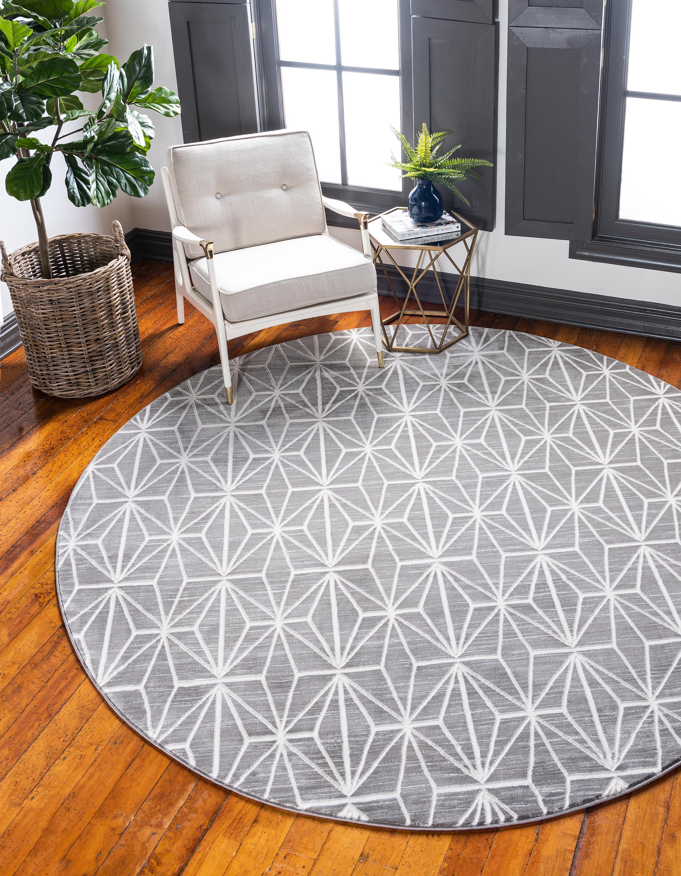 Aaro Geometric Modern Large Rug by Unique Loom