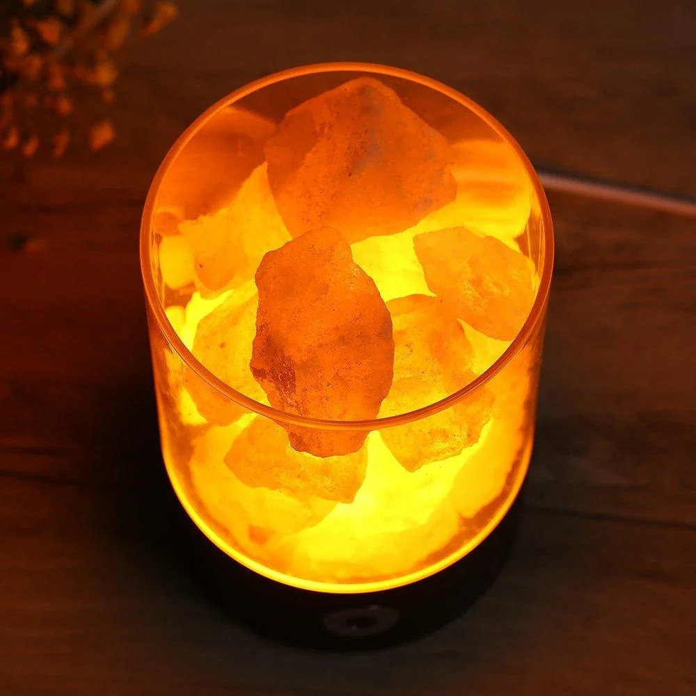 Lampe en sel de l'Himalaya Modus avec contrôle tactile et alimentation USB