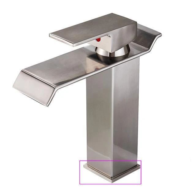 Luxury Brass Vanity Faucet with Single Handle Deck Mount