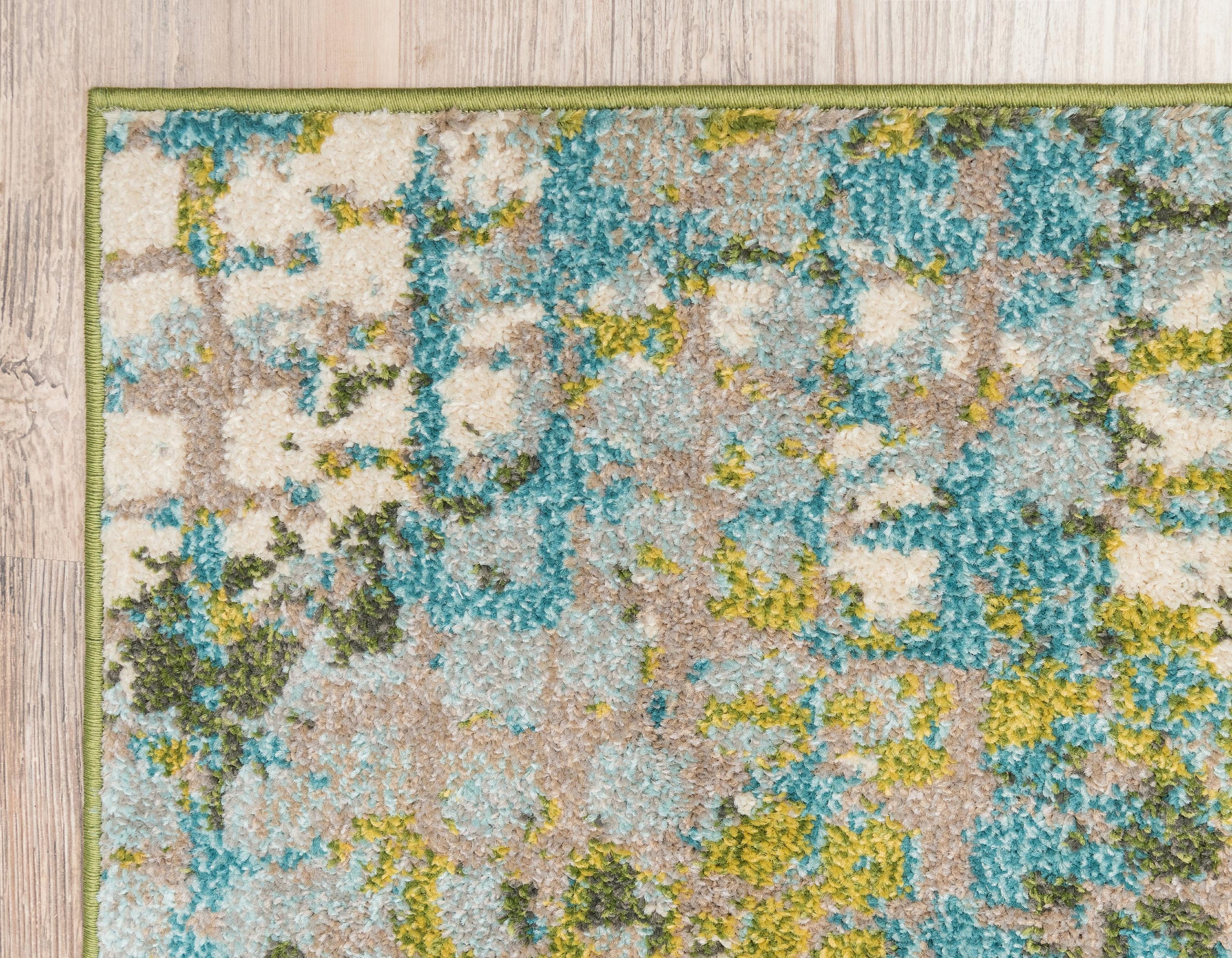 Franco modern matta med cirkelmönster av Unique Loom