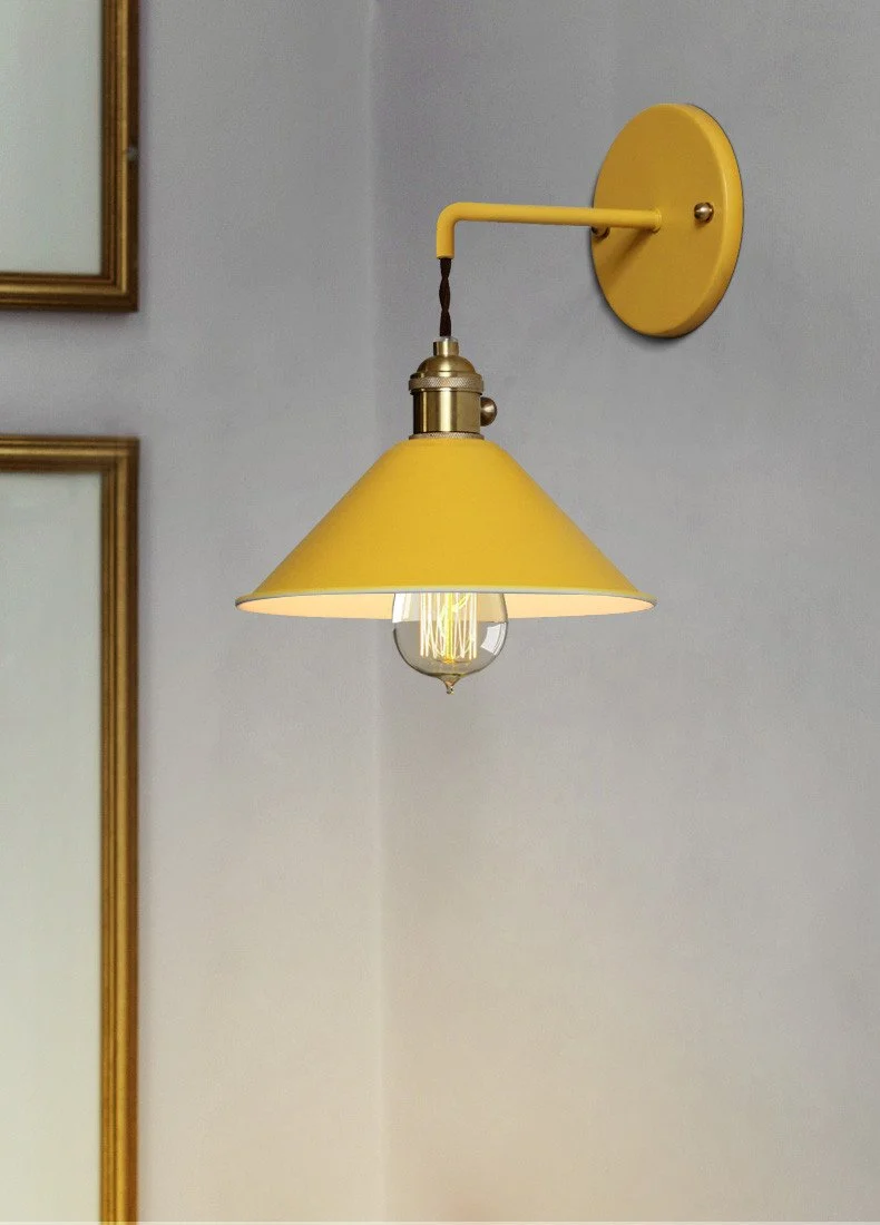 Linus - Aplique de Parede Vintage Galvanizado