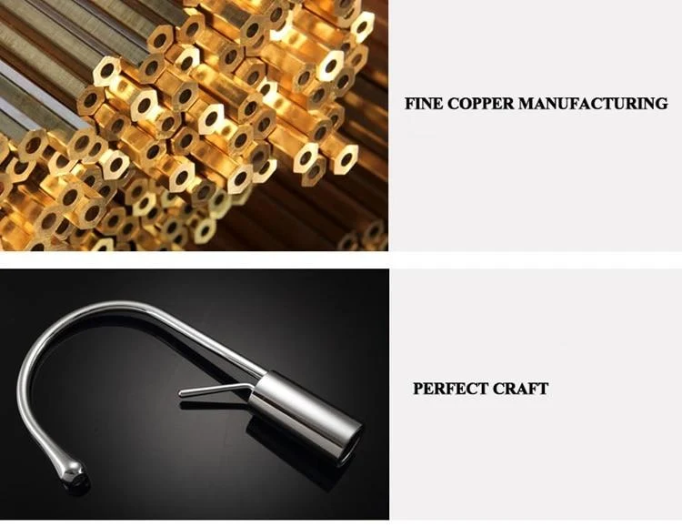 Raffeto Brass Crane Bathroom Faucet in 18 Inch and 15 Inch Heights