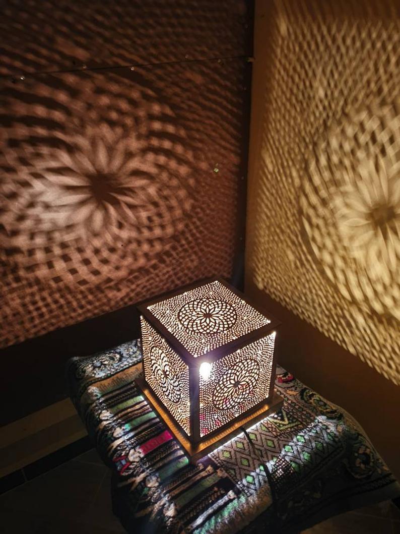 Shadowcast Moroccan Lanterns in Solid Brass, Range of Designs