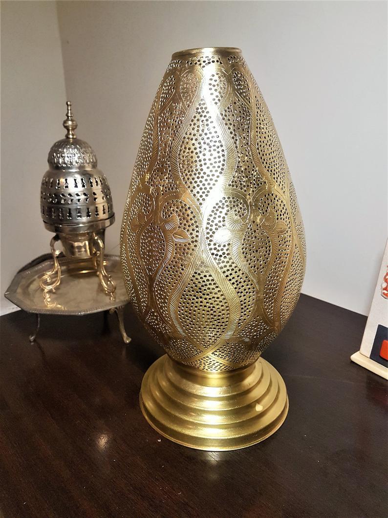 Shadowcast Moroccan Lanterns in Solid Brass, Range of Designs