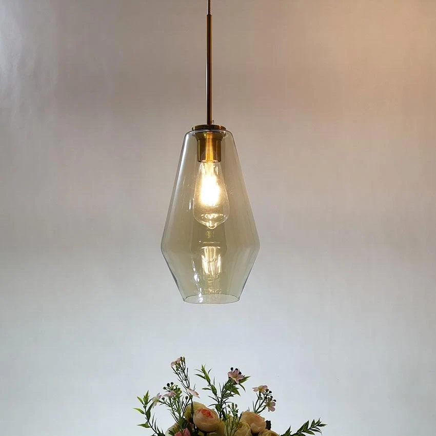 Meriall Ophængs Glas Pendellampe til Hjem, Studio og Restaurant Rum