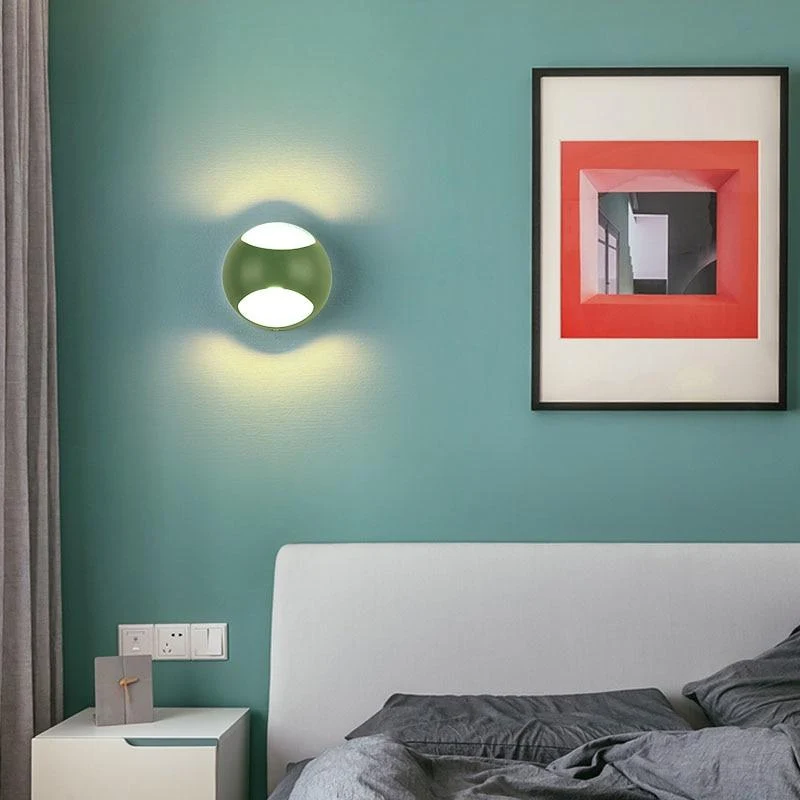 Acacia Modern Nordic Light Bounce Circular Lamp in Warm White