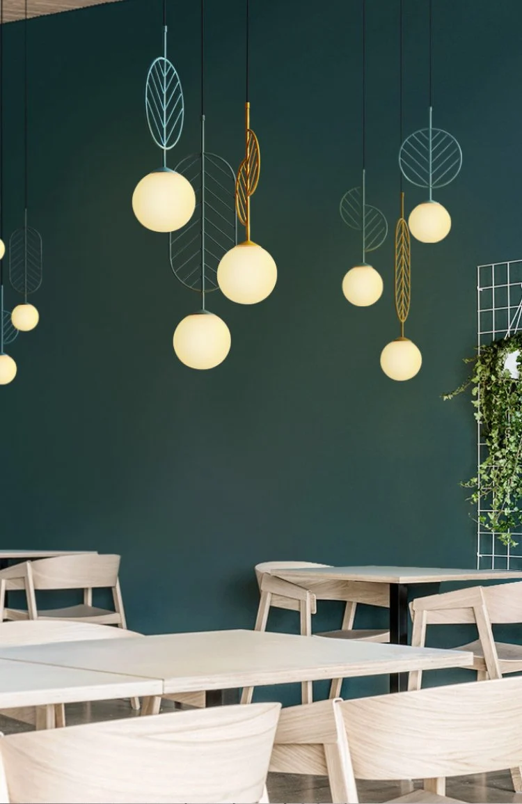 Cosima Modern Nordic Pendant Lamp in Iron Metal, Three Sizes