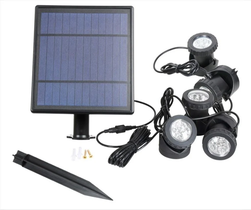 Brien Solar-Gartenleuchten, wasserdichte ABS-Außenbeleuchtung