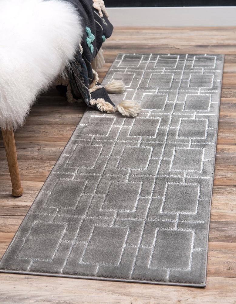 Tappeto di lusso Parker con motivo a cubi di Unique Loom