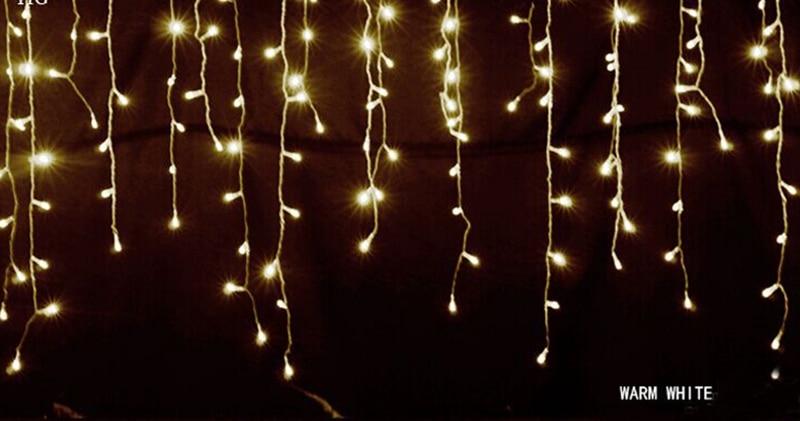 LED Outdoor Droop String Lights for Christmas Home Decor