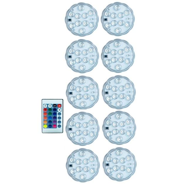 遥控LED灯，16种颜色，防水设计