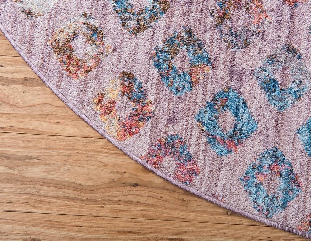 Devan Rainbow Square Pattern -matto, Unique Loom