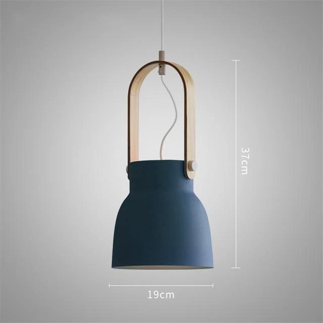Nowoczesne nordyckie lampy wiszące LED Petah z kloszem kopułowym do domu, restauracji lub biura