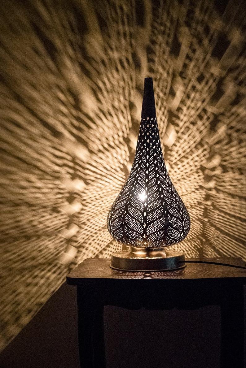 Shadowcast Moroccan Lanterns in Solid Brass, Range of Designs