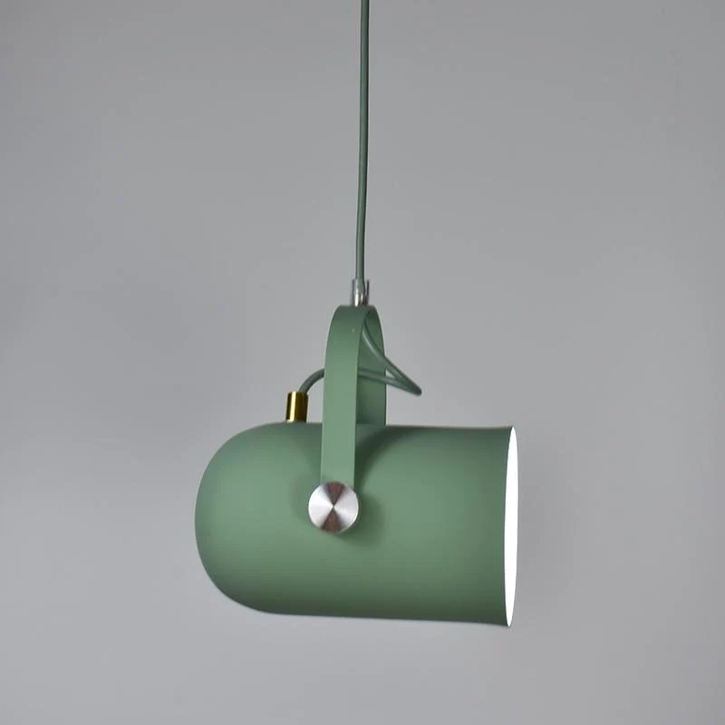 Nowoczesna skandynawska lampa wisząca ze stopu aluminium, regulowana linka