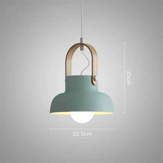 Nowoczesne nordyckie lampy wiszące LED Petah z kloszem kopułowym do domu, restauracji lub biura