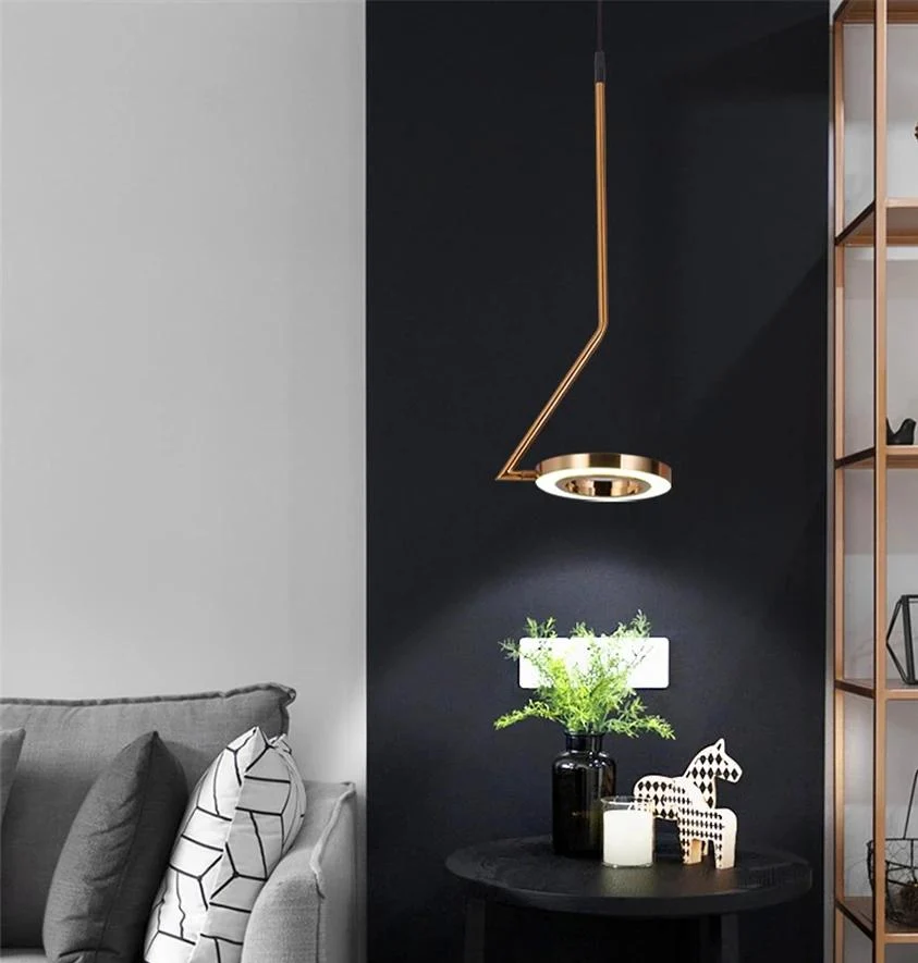 Tulia Modern Loft hänglampa i järn med roterande huvud