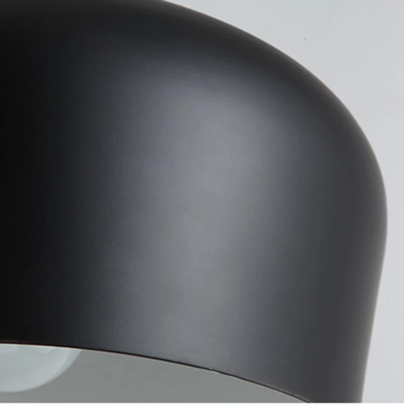 Modern Scandinavisch hanglamp LED in ijzer, hout en acryl