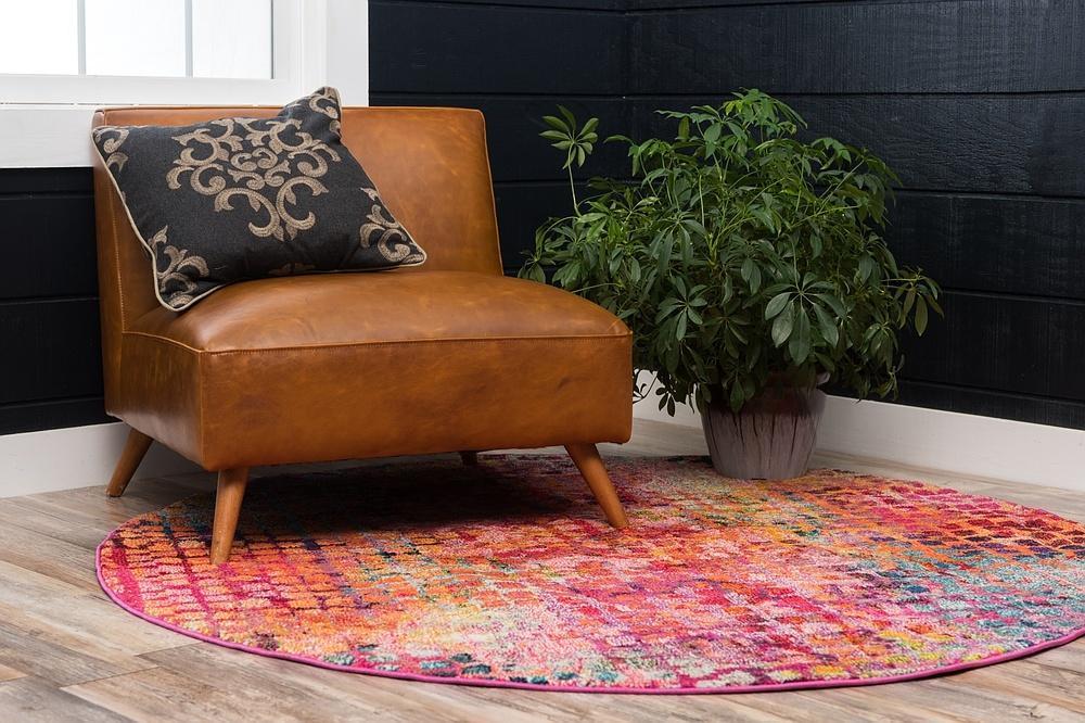 Franco Modern Circle Pattern Rug from Unique Loom