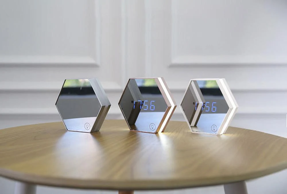 Speculo Multi-Function Alarm Clock with Mirror and LED Light