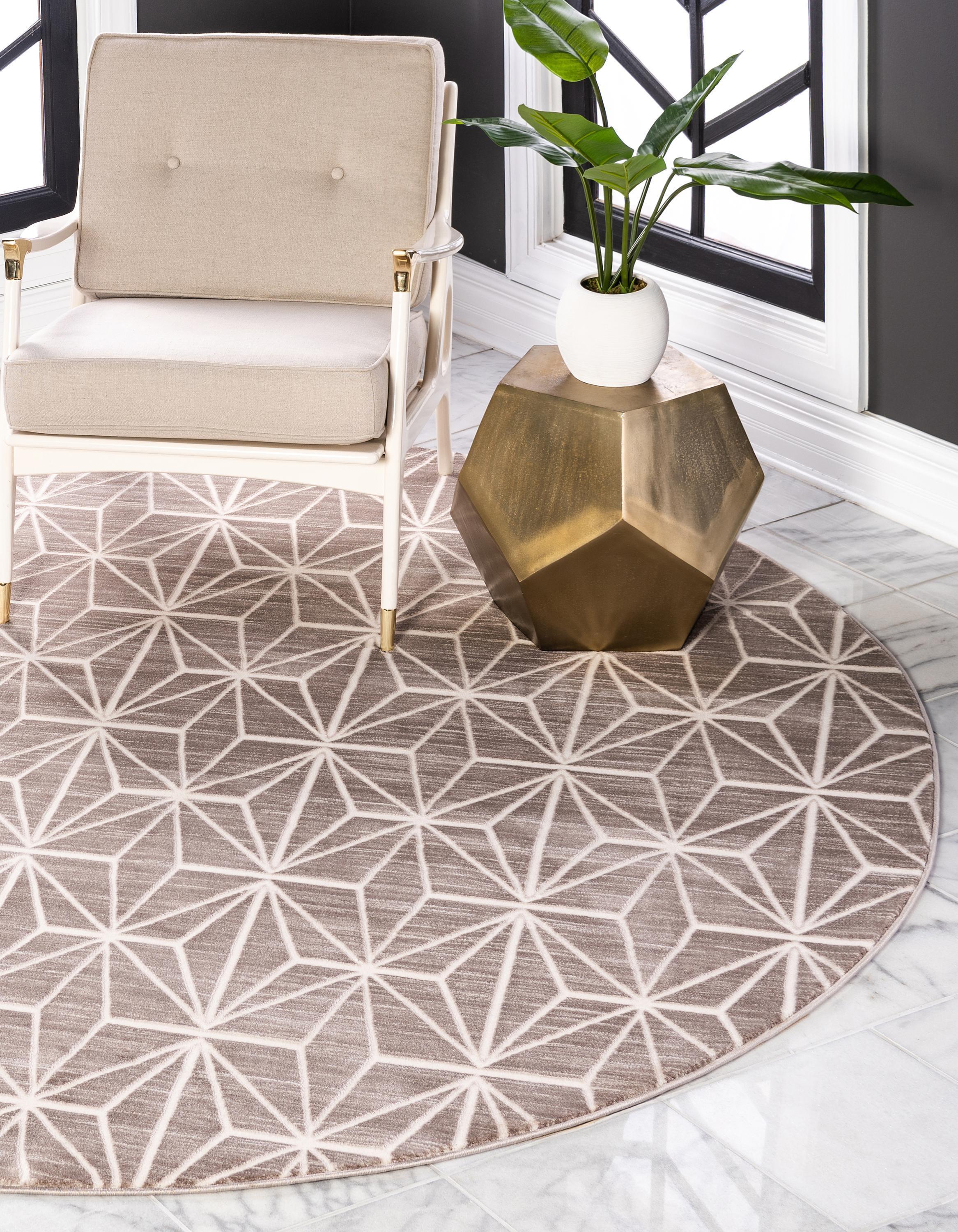 Aaro Geometric Modern Large Rug by Unique Loom