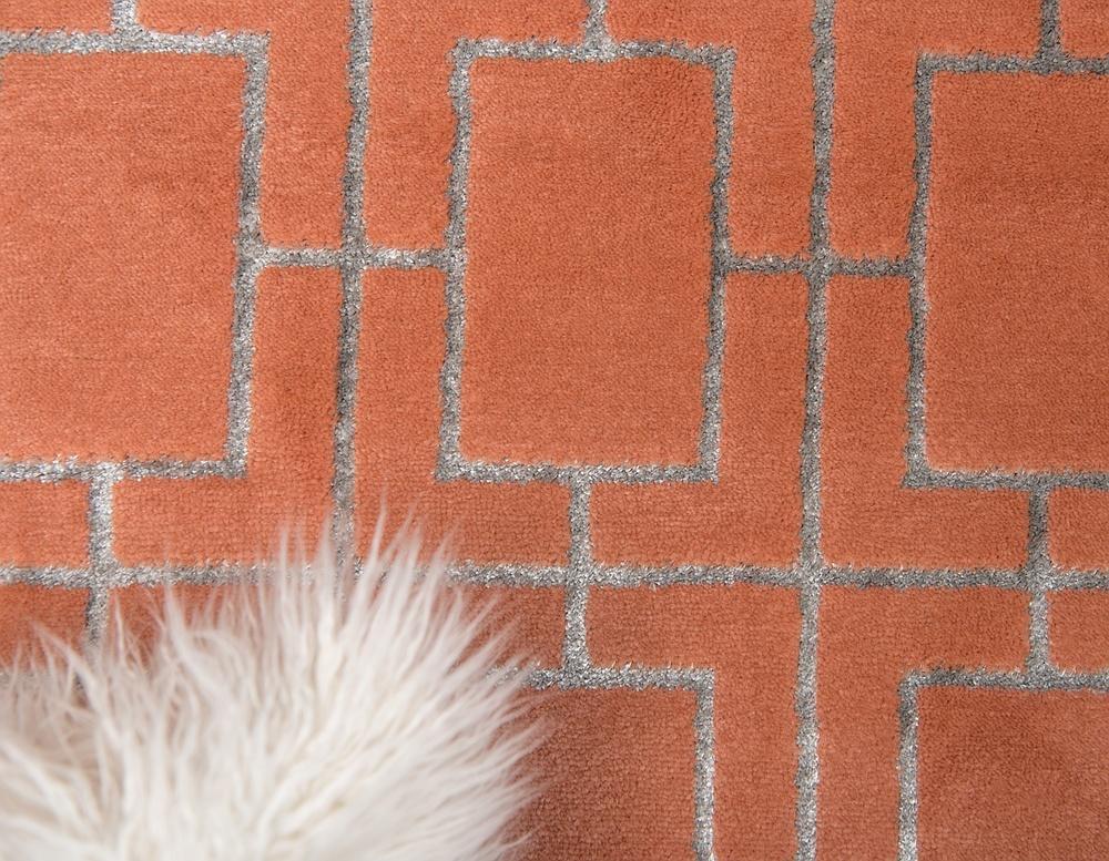 Tappeto di lusso Parker con motivo a cubi di Unique Loom