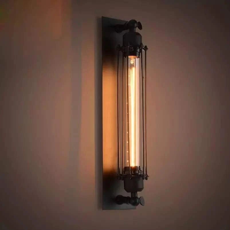 Industrial Style Vintage Bar Wall Lamp in Premium Iron for Indoor Walls