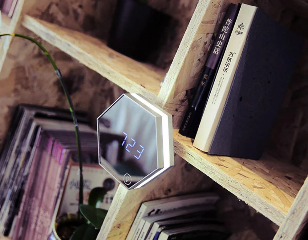 Speculo Multi-Function Alarm Clock with Mirror and LED Light