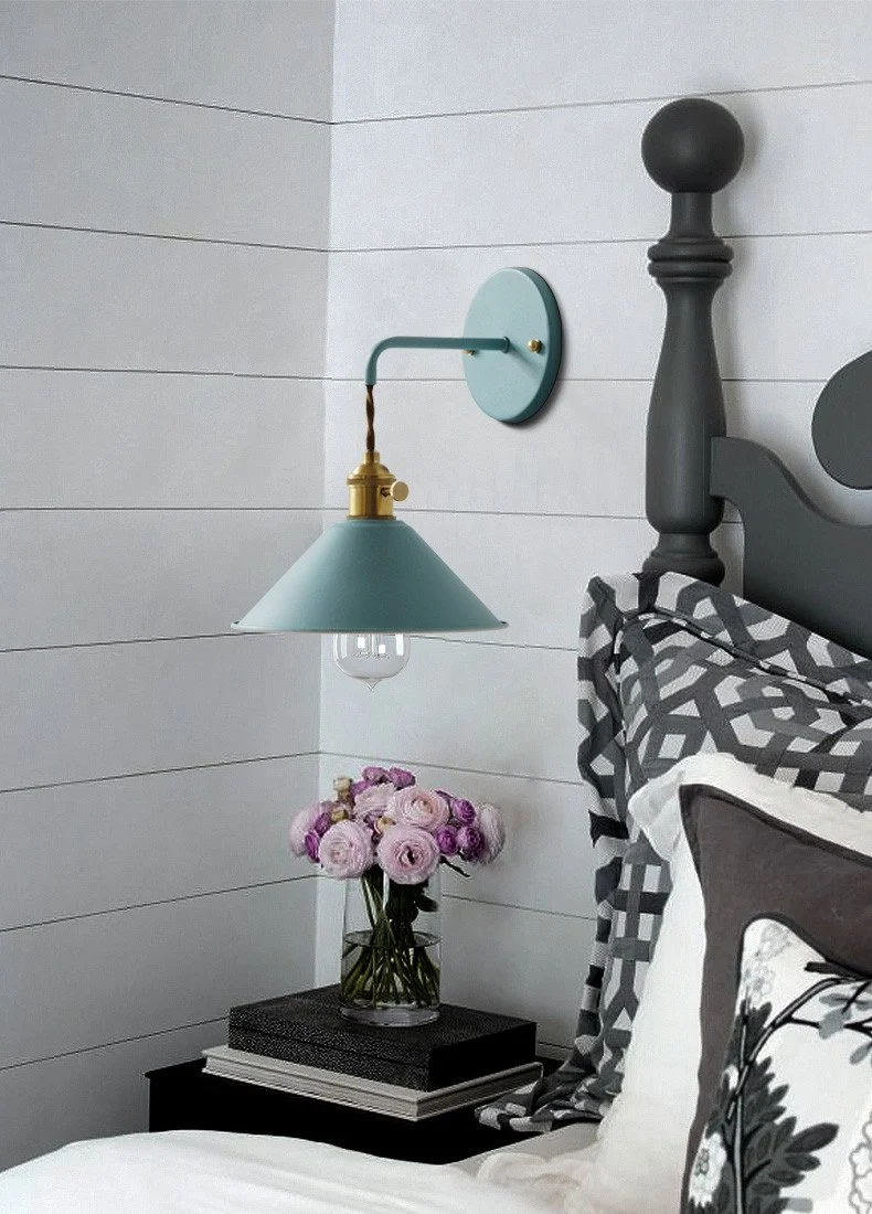 Linus - Aplique de Parede Vintage Galvanizado
