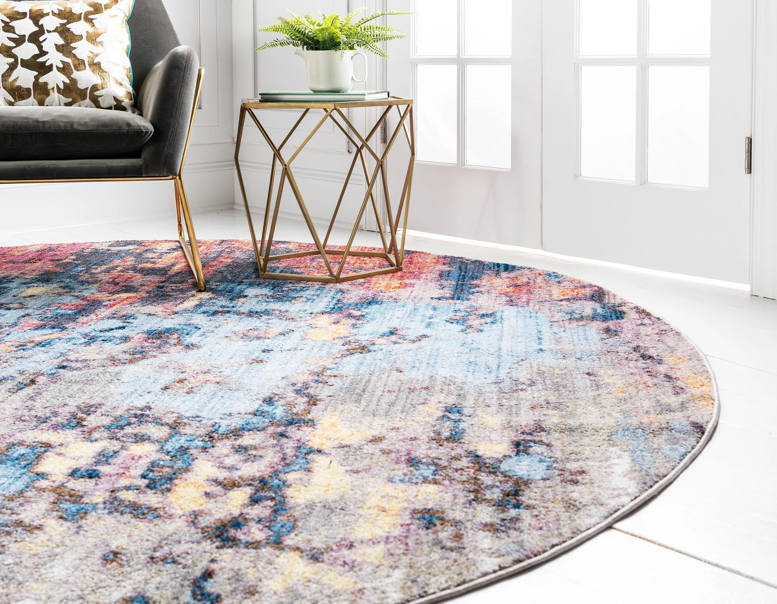 Brice Modern Color Rug from Unique Loom