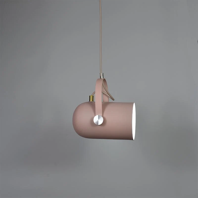 Nowoczesna skandynawska lampa wisząca ze stopu aluminium, regulowana linka