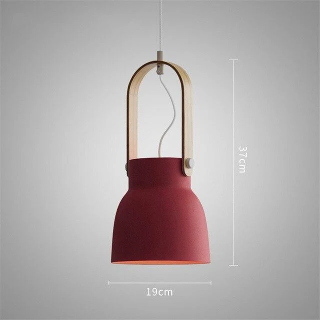 Nowoczesne nordyckie lampy wiszące LED Petah z kloszem kopułowym do domu, restauracji lub biura
