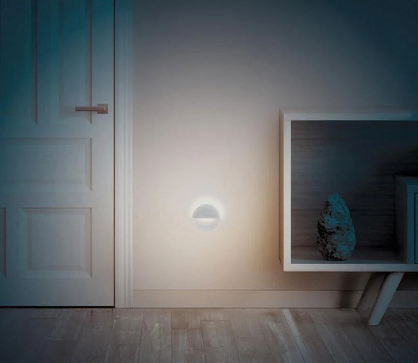 Lampe LED Bluetooth à capteur de mouvement Denton avec corde de suspension pour vision nocturne