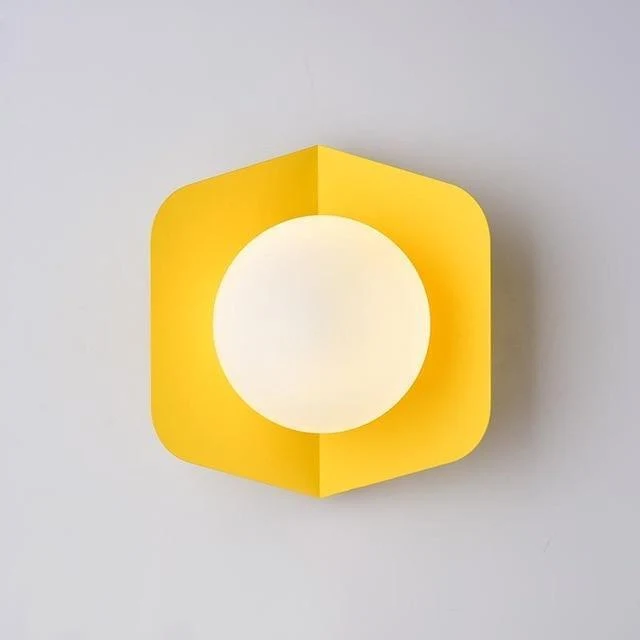 Arnold Modern Nordic Candy Wall Lamp in Iron and Acrylic