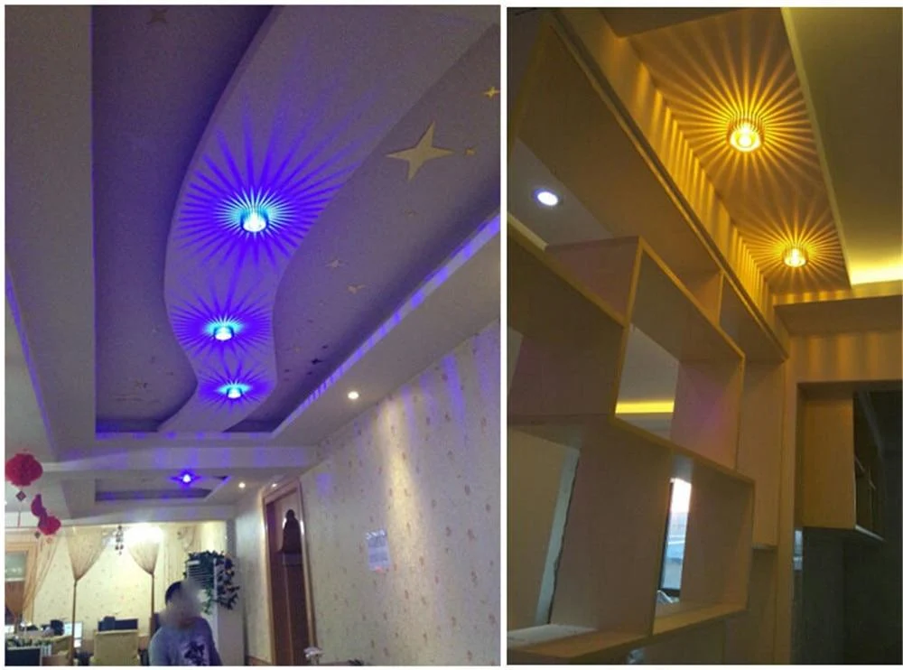 Lampa ścienna Werner Sunflower z aluminium i kryształu