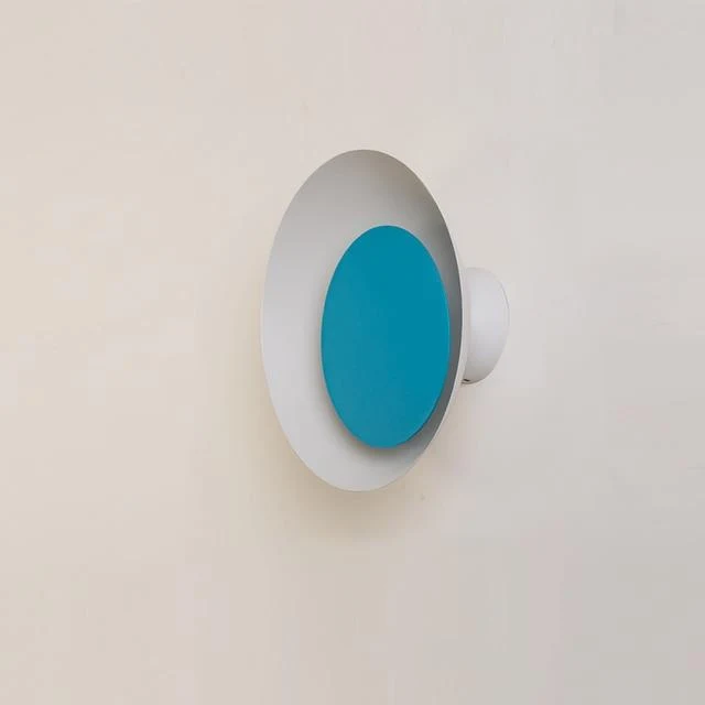 Lampa ścienna LED Grais Macaroon Moon z metalu i akrylu