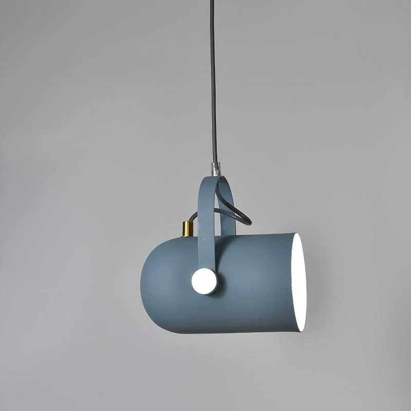 Nowoczesna skandynawska lampa wisząca ze stopu aluminium, regulowana linka