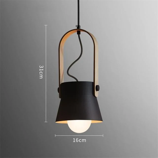 Nowoczesne nordyckie lampy wiszące LED Petah z kloszem kopułowym do domu, restauracji lub biura