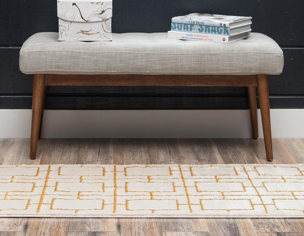 Tappeto di lusso Parker con motivo a cubi di Unique Loom