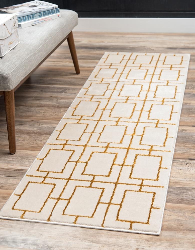 Tappeto di lusso Parker con motivo a cubi di Unique Loom