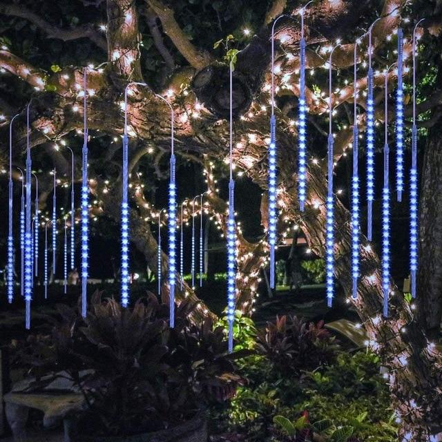Luci a ghiacciolo LED per allestimenti invernali
