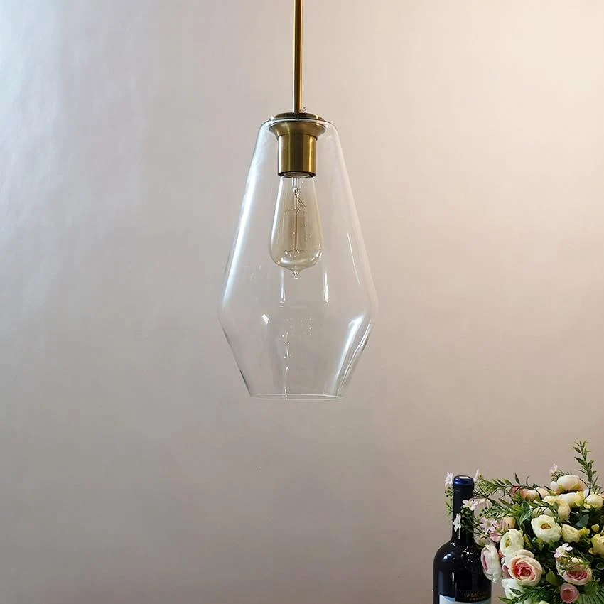 Meriall Ophængs Glas Pendellampe til Hjem, Studio og Restaurant Rum