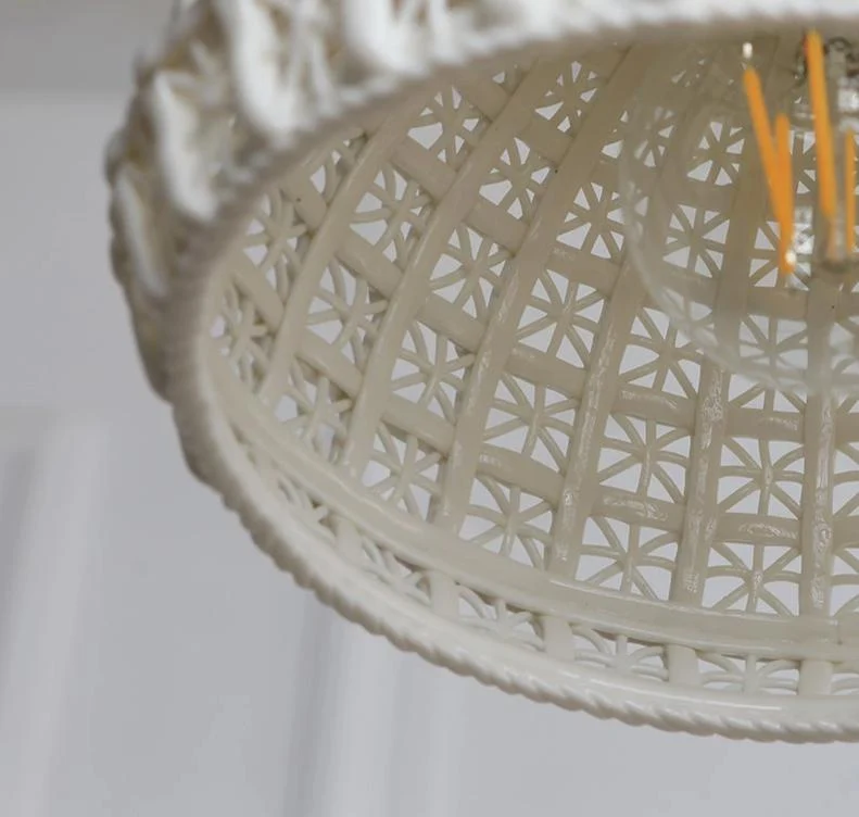 Nowoczesna lampa wisząca Dulcie Vintage Ceramic z regulowanym przewodem