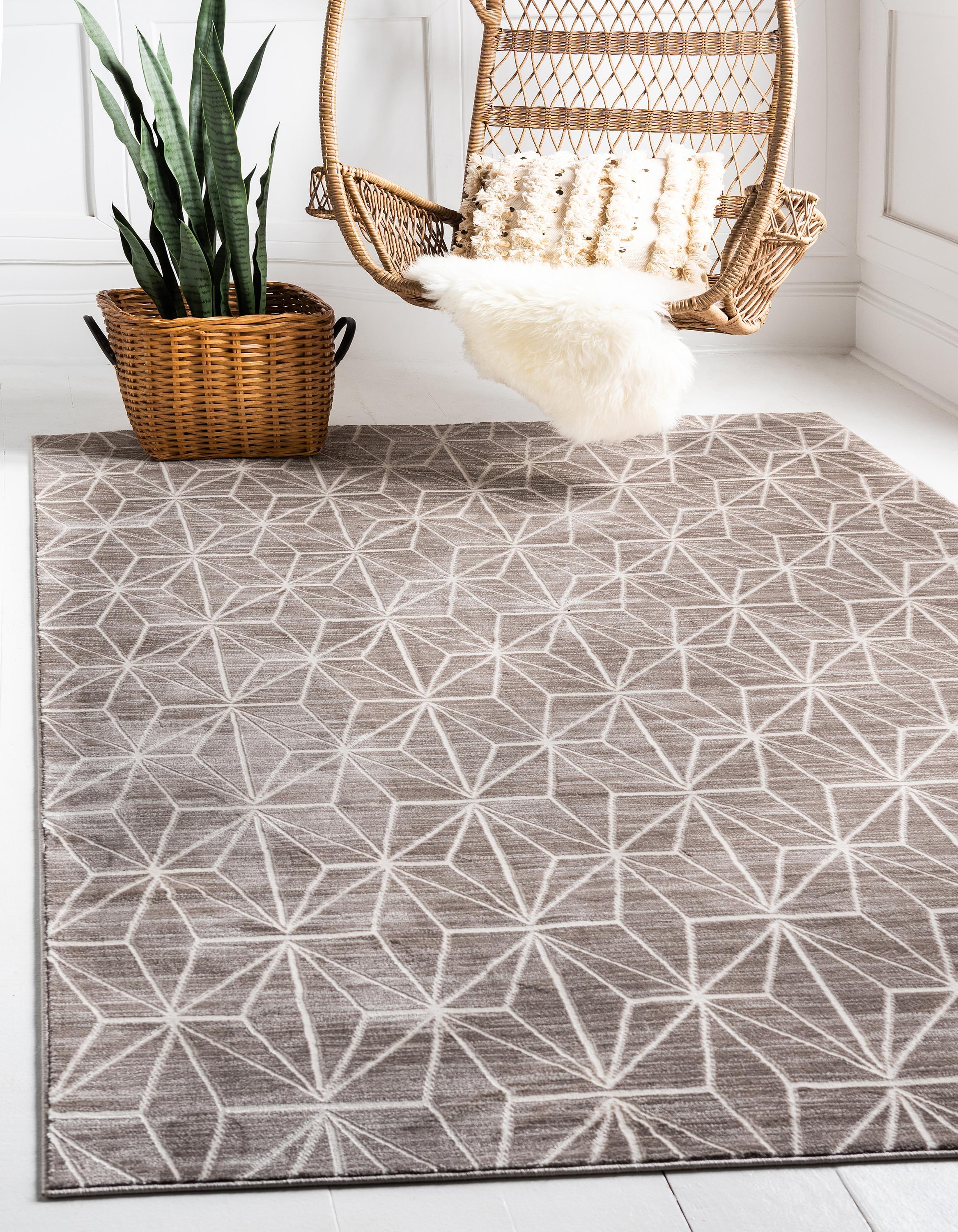 Aaro Geometric Modern Large Rug by Unique Loom