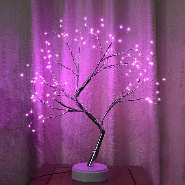 USB-akkukäyttöiset LED-valosarjat bonsaipuuhun kotiin
