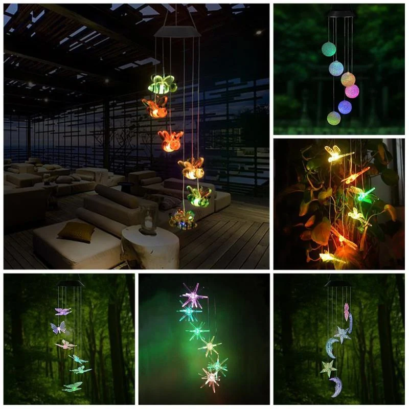 Wind Chime LED Lights for Balconies in a Range of Patterns