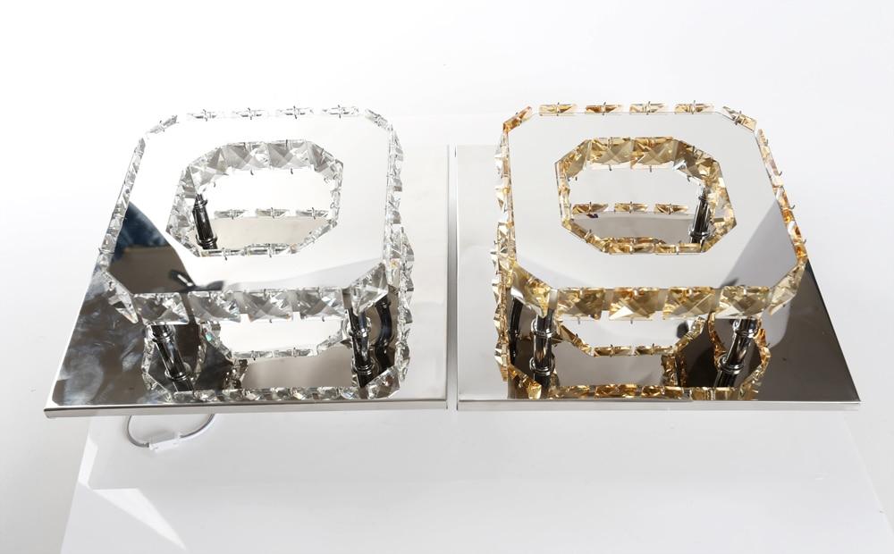 Lustre Cesar em Cristal, Aço Inox e Acrílico